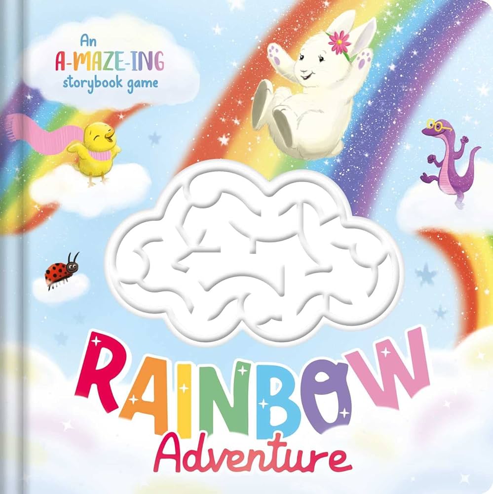 Rainbow Adventure: An a-MAZE-ing Storybook Game Novelty Book